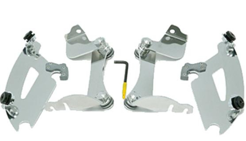 Memphis Shades - Memphis Shades Trigger-Lock Mount Kit for Bullet Fairing - Polished - MEK1931