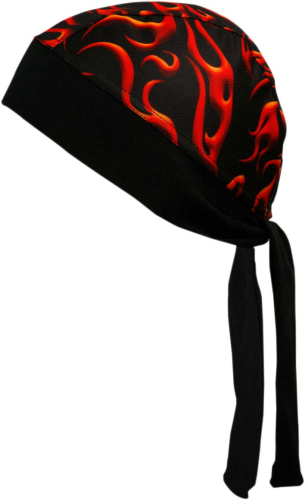 Schampa - Schampa Z-Wraps Stretch Headwrap - BNDNA003-27 - Red Mini Flames