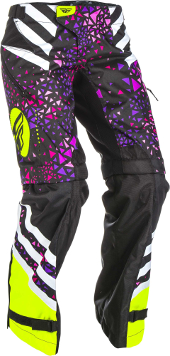 Fly Racing - Fly Racing Kinetic Womens Overboot Pants - 371-65913 - Neon Pink/Hi-Vis - 46
