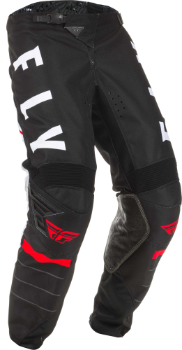 Fly Racing - Fly Racing Kinetic K120 Youth Pants - 373-43318 - Black/White/Red - 18