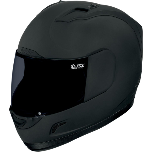 Icon - Icon Alliance Dark Helmet - 0101-6644 - Black - Medium