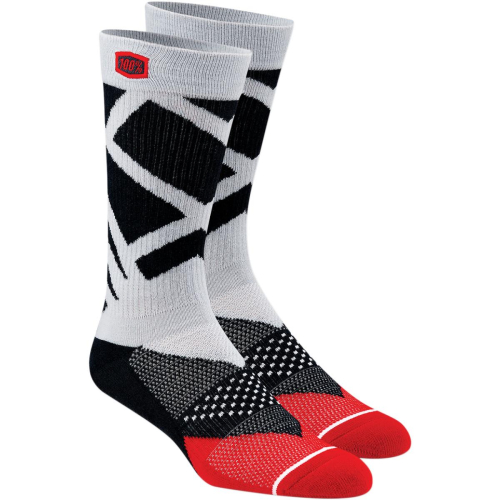 100% - 100% Rift Casual Socks - 24015-245-18 - Gray - Lg-XL