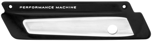 Performance Machine - Performance Machine Saddlebag Latch Cover - Scallop - Contrast Cut - 0200-2004-BM