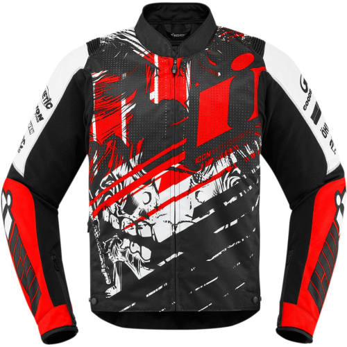 Icon - Icon Overlord SB2 Stim Jacket - 842.2820-4538 - Red - Small