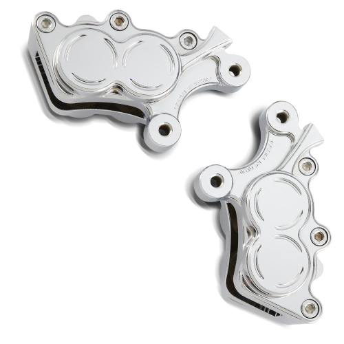 Arlen Ness - Arlen Ness Brake Caliper Housing - Front Left - Chrome - 02-846