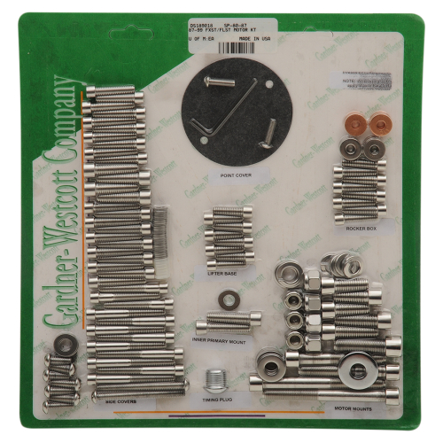Gardner-Westcott - Gardner-Westcott Motor Stainless Steel Socket-Head Bolt Kit - SP-80-87