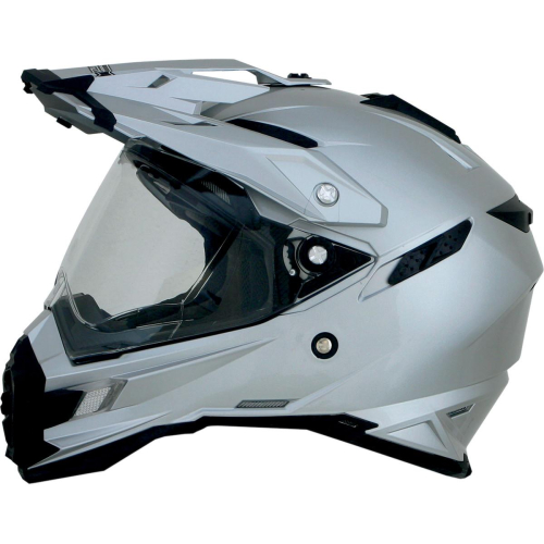AFX - AFX FX-41DS Solid Helmet - 0110-3755 - Silver - Small