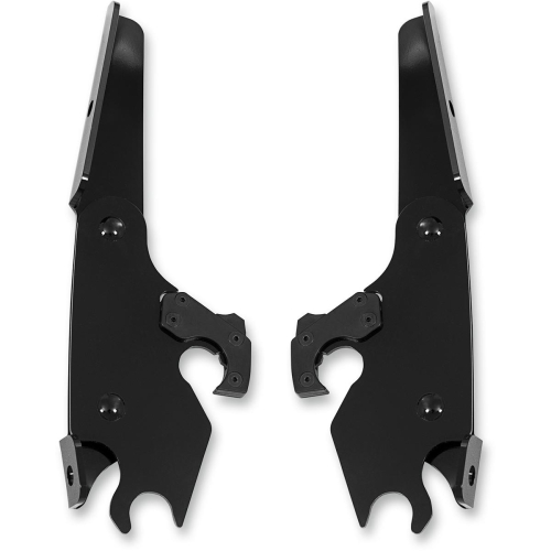 Memphis Shades - Memphis Shades Plate-Only Hardware Kit - Black - MEB1727