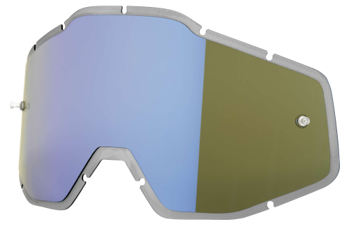 100% - 100% Replacement Injected Lens with Posts for Racecraft Plus Goggles - Smoke - 51004-022-02