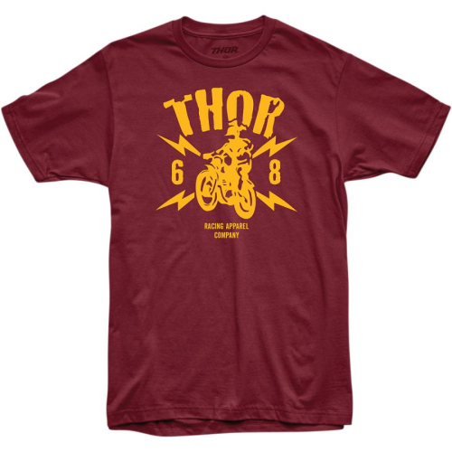 Thor - Thor Lightning T-Shirt - 3030-18385 - Burgundy - Large