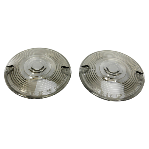 Kuryakyn - Kuryakyn Flat Lenses for Stock Turn Signals - Smoke - 4997