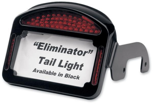 Cycle Visions - Cycle Visions Eliminator LED Taillight/License Plate Frame - Black - CV-4804B