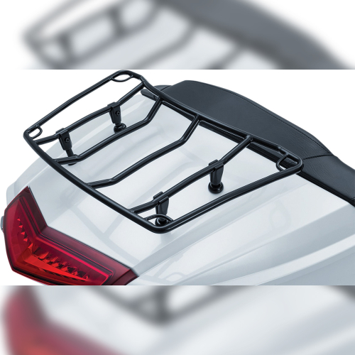 Kuryakyn - Kuryakyn Multi-Rack Adjustable Trunk Luggage Rack - Gloss Black - 7149