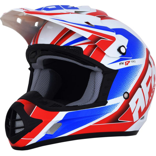 AFX - AFX FX-17 Force Helmet - 0110-5269 - Red/White/Blue - Medium