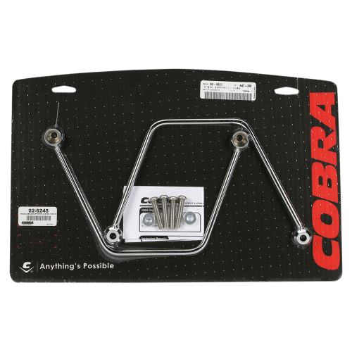 Cobra - Cobra Saddlebag Supports - Chrome - 02-6245