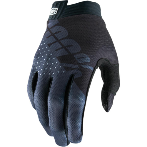 100% - 100% I-Track Youth Gloves - 10015-057-07 - Black/Gray - X-Large