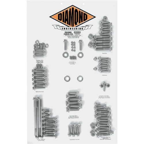 Diamond Engineering - Diamond Engineering 12-Point Polished Stainless Steel Custom Transformation Kit - PB615S