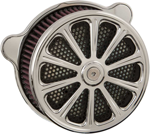 HardDrive - HardDrive Custom Luck Air Cleaner Assembly - Chrome - F2120C-ACTBW