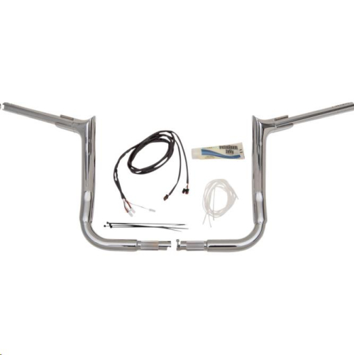 Fat Baggers, Inc. - Fat Baggers, Inc. 1-1/2in. EZ Install Pointed Top Handlebar Kit - Chrome - 809212