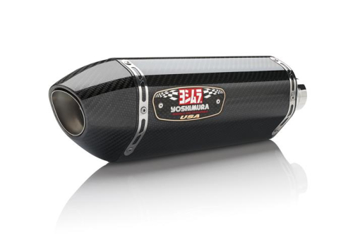Yoshimura - Yoshimura R-77 Street Series Dual Slip-Ons - Carbon Fiber Mufflers - 1118202
