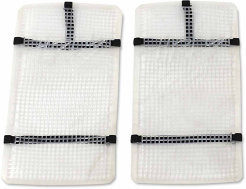 Moose Racing - Moose Racing Mud Radiator Cover - White - 1901-0797