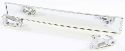 Axia Alloys - Axia Alloys Wide Panoramic Rear View Mirror with 6in. Arms - 17in. - Silver - MODPRVMEC-C