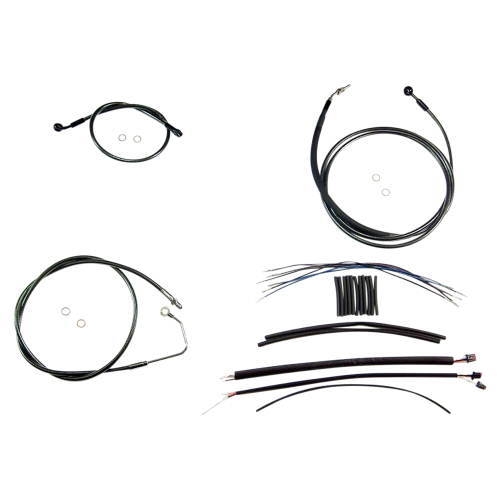 Magnum - Magnum Black Pearl Handlebar Installation Kit for 12-14in. Ape - 487931