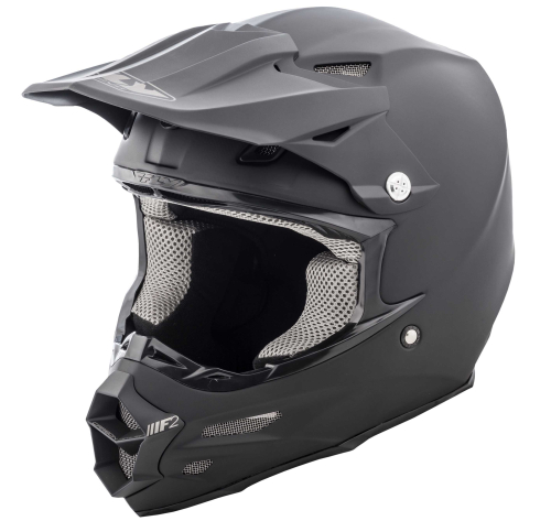 Fly Racing - Fly Racing F2 Carbon Solid Helmet - 73-4008XS - Matte Black - X-Small