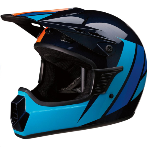 Z1R - Z1R Rise Evac Child Helmet - 0111-1340 - Navy/Blue/Orange - Lg-XL