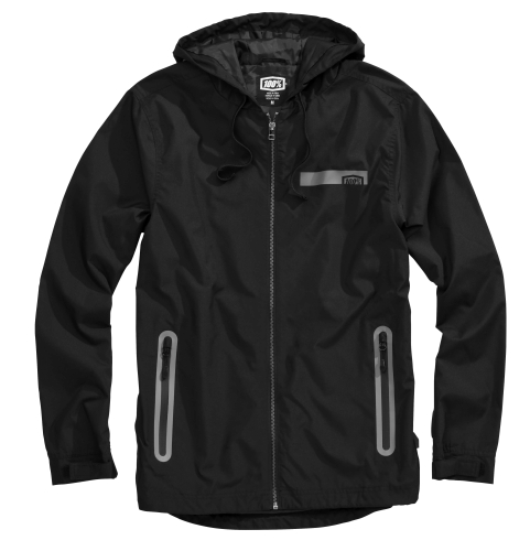 100% - 100% Storbi Lightweight Jacket - 39003-001-12 - Black - Large