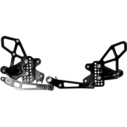 Vortex - Vortex Adjustable Rear Set - Black - RS203K