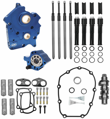 S&S Cycle - S&S Cycle 465 Chain Drive Camchest Kit - Gloss Black - 310-1011