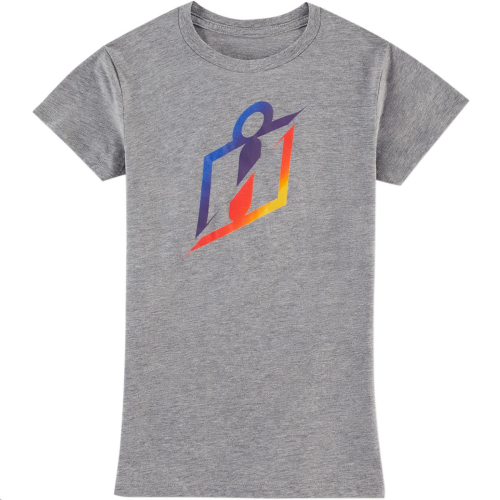 Icon - Icon RS Gradient Womens T-Shirt - 3031-3781 - Heather Gray - Medium