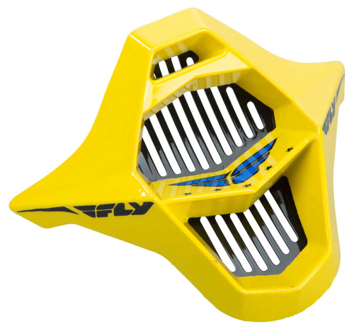Fly Racing - Fly Racing Mouthpiece for Kinetic Flash Helmets - Yellow/Blue - 73-3764