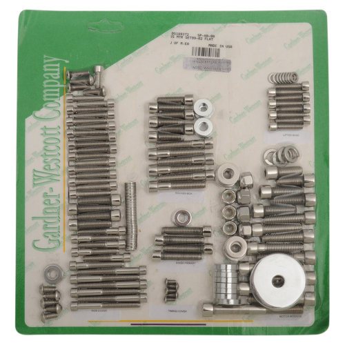 Gardner-Westcott - Gardner-Westcott Motor Stainless Steel Socket-Head Bolt Kit - SP-88-98