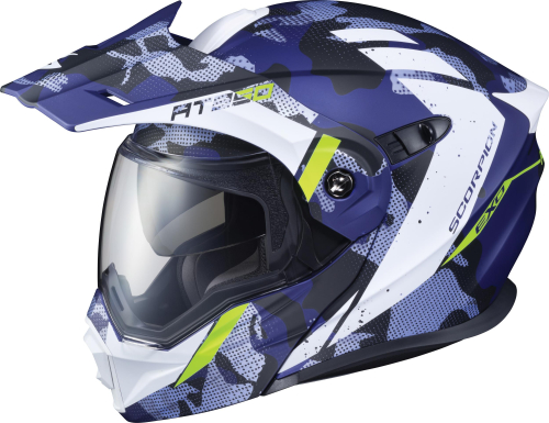 Scorpion - Scorpion EXO-AT950 Outrigger Helmet - 95-1613 - Matte Blue - Small