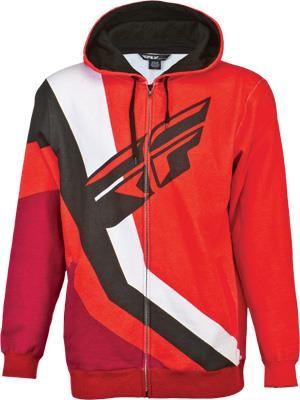 Fly Racing - Fly Racing Retro Hoody - 354-01522X - Black/Red - 2XL