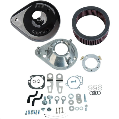 S&S Cycle - S&S Cycle Air Cleaners - Gloss Black - 170-0307D