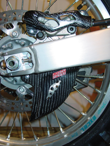 LightSpeed - LightSpeed Carbon Fiber Rear Caliper Guard with Air Scoop - 352-00500