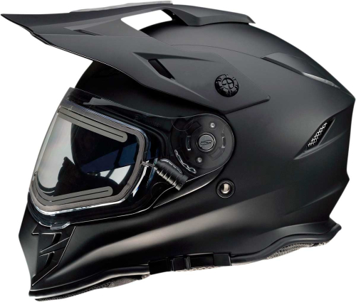 Z1R - Z1R Range Solid Snow Helmet with Electric Shield - 0121-1136 - Flat Black - X-Large