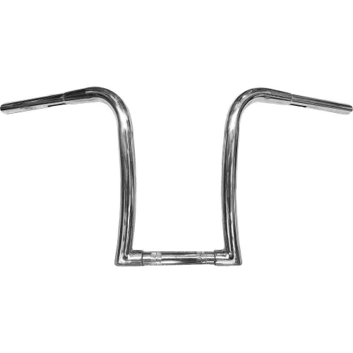 Nash Motorcycle Company - Nash Motorcycle Company 1-1/4in. Pudgy Midget Gimp Handlebar - 10in. End Rise - Chrome - 10PMCHDKT