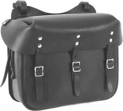 West-Eagle Motorcycle Products - West-Eagle Motorcycle Products Solo Side Bag - Army Style - 6821-BK