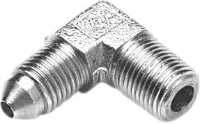 Goodridge - Goodridge Chrome 90deg. Fitting - (-3) to 1/8in. NPT - P822-03CH