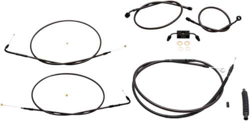 LA Choppers - LA Choppers Cable/Brake Line Kit - 15-17in. Ape Hangers - LA-8211KT-16M