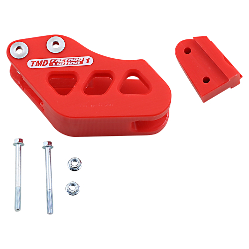 T.M. Designworks - T.M. Designworks Factory Edition 1 Rear Chain Guide - Red - RCG-GGM-RD