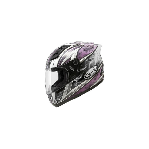 G-Max - G-Max Top Vent for GM69 Helmet - Crusader II White/purple - G069011
