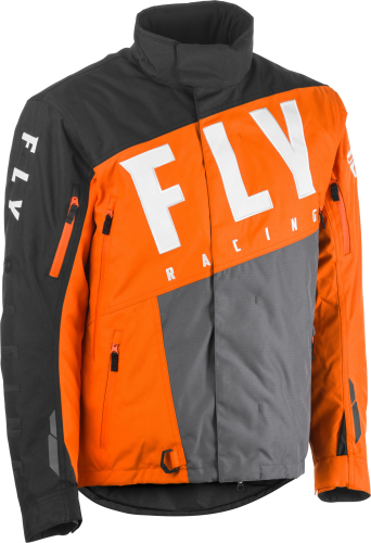 Fly Racing - Fly Racing SNX Jacket  - 470-41133X - Orange/Gray/Black - 3XL