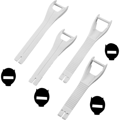 Thor - Thor Strap Kit for Blitz XP Boots - White - 10-15 - 3430-0869