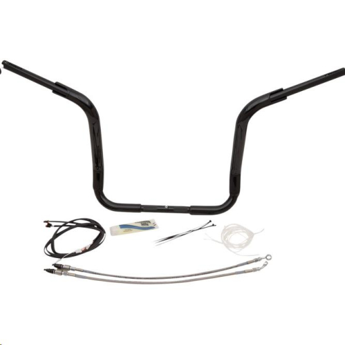 Fat Baggers, Inc. - Fat Baggers, Inc. 1-1/2in. EZ Install Pointed Top Handlebar Kit - Black - 809514-B
