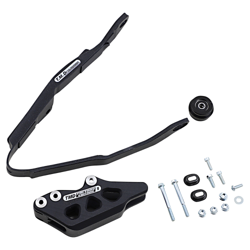 T.M. Designworks - T.M. Designworks Baja-Rally Chain Slide-N-Guide Kit - Black - HCP-H04-BK